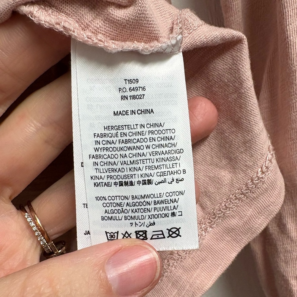Boden Amelia Jersey 100% Cotton Button Down Top Size 8 - Picture 4 of 5